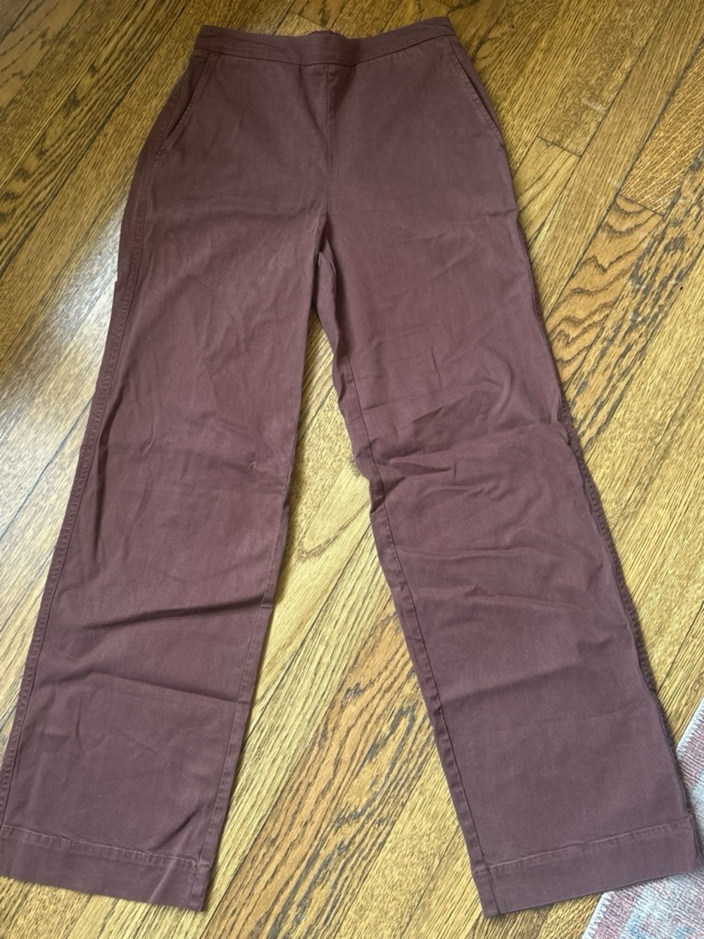 Bella Dahl Catalina Wide-Leg Pull-On Pants in Chestnut Brown - Picture 2 of 5